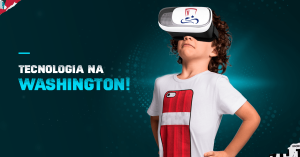 A Academia Washington utiliza como parte da sua metodologia de ensino a realidade aumentada e realidade virtual